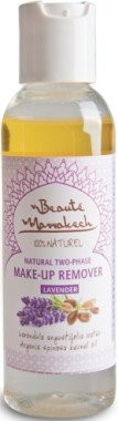 Beaute Marrakech Naturalny dwufazowy płyn do demakijażu oczu i twarzy lawendowy - Beaute Marrakech Natural Two-phase Make-up Remover Lawender