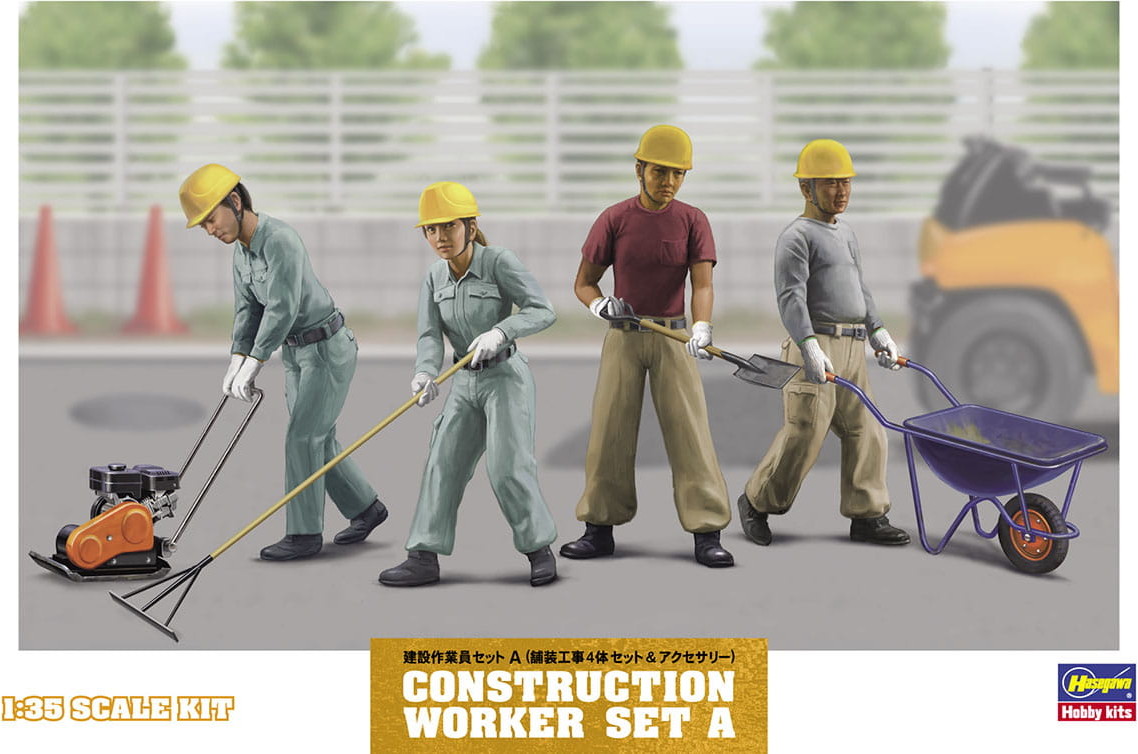 HASEGAWA Construction Worker Set A hasWM03