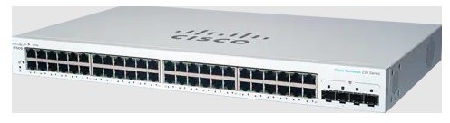 Linksys CBS220-48T-4G Zarządzany L2 Gigabit Ethernet (10/100/1000) 1U CBS220-48T-4G-EU