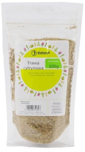 KruKam Trawa cytrynowa mielona 100g