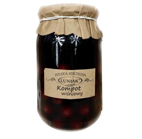 Kompot wiśniowy 870g Lunak 5907609421388