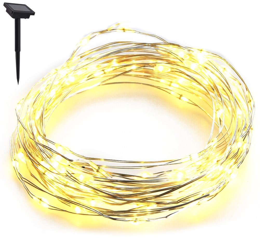 LAMPKI SOLERNE ŁAŃCUCH  DO OGRODU 200LED 339015