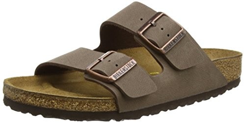 Birkenstock Unisex Adult Arizona Birko-Flor Mules, Brown (Mocca), 42 (normalny)