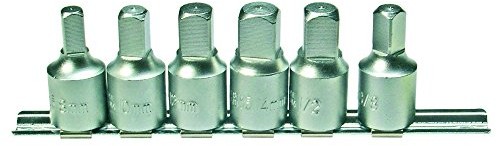 BGS 1016 Öldienst komplet kluczy czworokątnych, rozmiar 814 mm, 6-częściowy, 12,5 mm (1/2