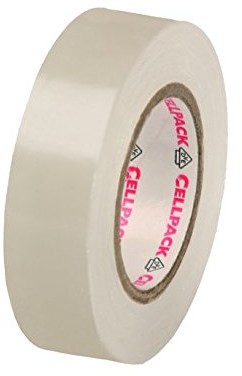Cellpack 145801â 128â 0,15â  Â 19â  Â 25, Nastro D izolacja elektryczna PCW, biały 145801