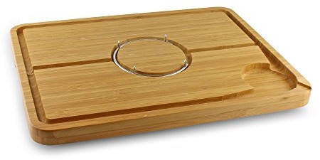 Grunwerg Large Bamboo Spiked Carving board  CB-4836bmb by GW CB-4836BMB