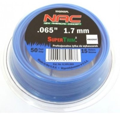 NAC Żyłka tnąca SSQ065PL 1.7 mm x 15 m