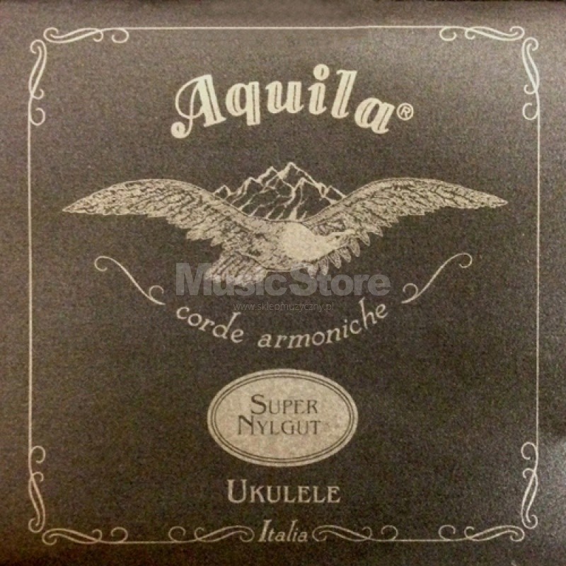 Aquila Corde Armoniche 106U - Super Nylgut Ukulele String Set, Tenor, high-G