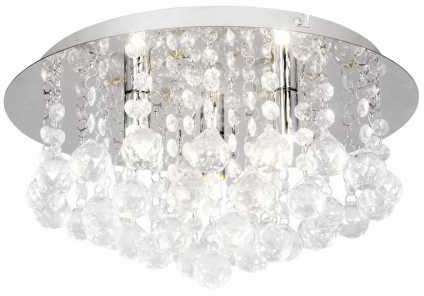 Reality Plafon lampa sufitowa Loona 3x33W G9 chrom kryształ 622903-06 > RABATUJEMY do 20% KAŻDE zamówienie !