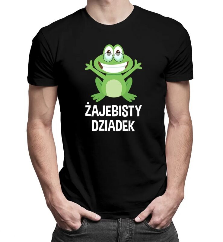 Koszulkowy Żajebisty Dziadek - męska koszulka z nadrukiem 14032