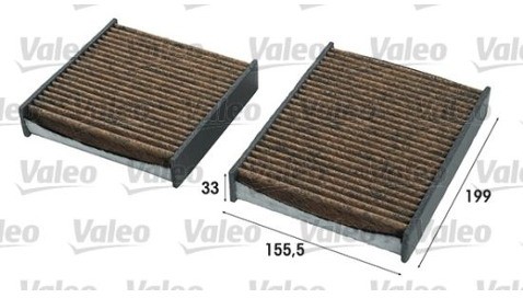 VALEO Filtr, wentylacja przestrzeni pasażerskiej 701007