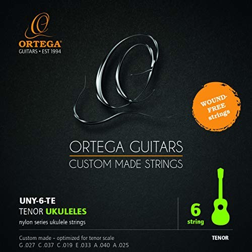 Ortega Guitars ORTEGA nylonowe ukulele struny - 6 sztuk do ukuleli Tenor (UNY-6-TE) UNY-6-TE