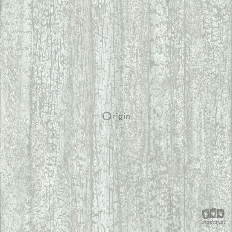 Origin Tapeta na flizelinie z motywem drewna beż i zieleń 347529_origin