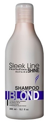 Stapiz Szampon Sleek Line z jedwabiem Blond 300ml