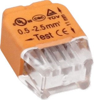 Geberit instalacyjna wciskana 2-przewodowa na drut 0,75-2,5mm2 IEC 300V/24A 10 szt. OR-SZ-8004/2/10
