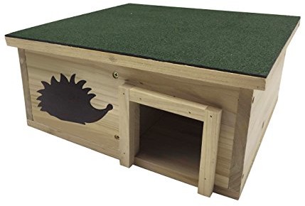 Dehner 4140158 Natura domek dla lalek Karlie, ok. 40 x 40 x 19 cm, drewno jodłowe, naturalne 4140158