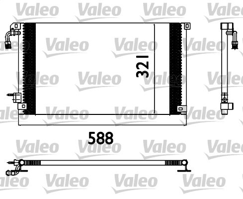 VALEO skraplacz 817655