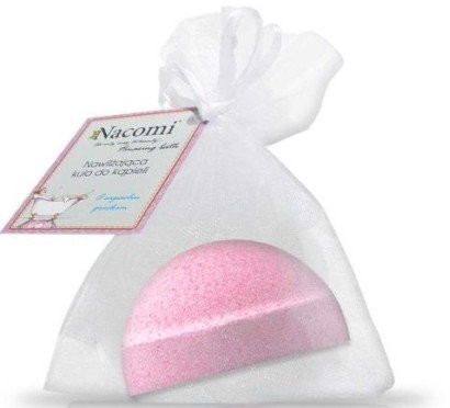 Nacomi Półkula do kąpieli o zapachu maliny - Raspberry Bath Bomb Półkula do kąpieli o zapachu maliny - Raspberry Bath Bomb
