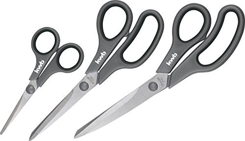 kwb KWB 021595 (3-częściowy zestaw nożyc do cięcia żywopłotu, dla lewo-i praworęcznych)