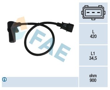 FAE Czujnik prędkożci obrotowej, sterowanie silnikiem 79073