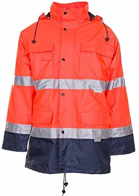 Planam Kurtka ostrzeżenie parka Pomarańczowy/zielony, wielokolorowa 2058060