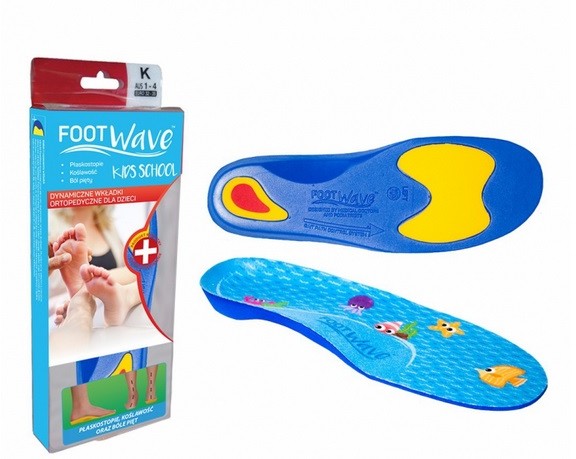 FootWave Wkładki medyczne dla dzieci FootWave Kids School 32/34) 4984