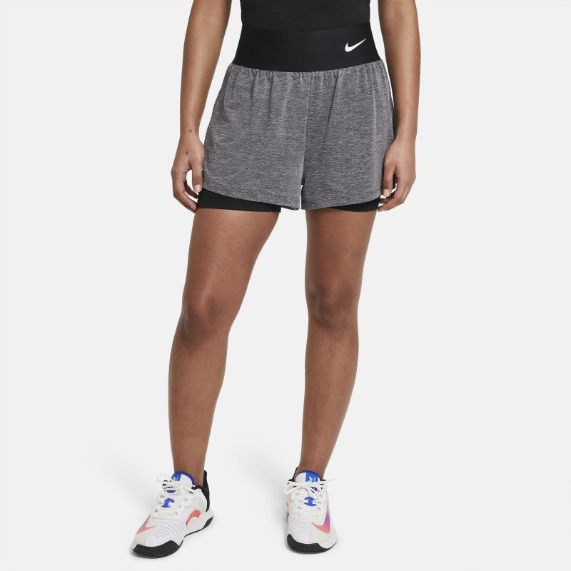 Nike Damskie spodenki tenisowe NikeCourt Advantage - Czerń CV4792-010