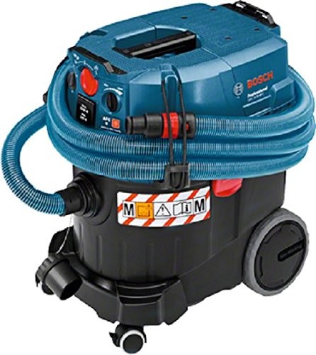 Bosch Professional 06019C31W0 odkurzacz do odkurzania na mokro i na sucho, GAS 35 M AF, niebieski 06019C31W0