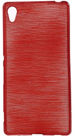 LD Case A000321 Back Cover szczotkowany do Sony Xperia Z4, czerwony A000321