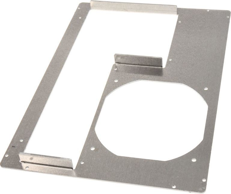 DimasTech Płyta tylna obudowy Micro-ATX 5 gniazd Aluminium S0022RW S0022RW