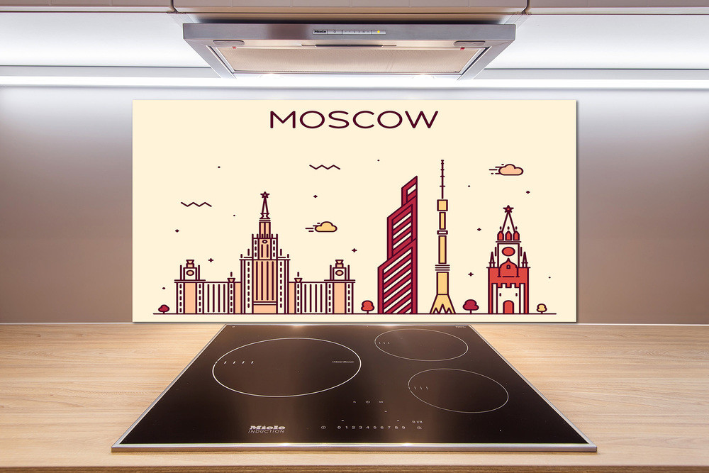 Panel do kuchni Moskwa budynki