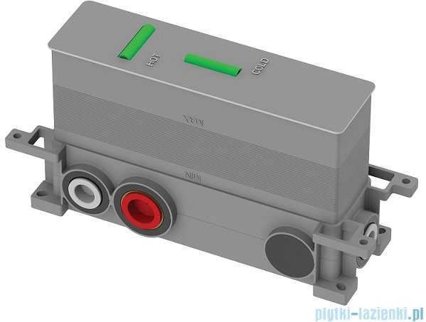 Omnires Element podtynkowy termostatyczny do baterii 3-wyjściowej BOXTE3F
