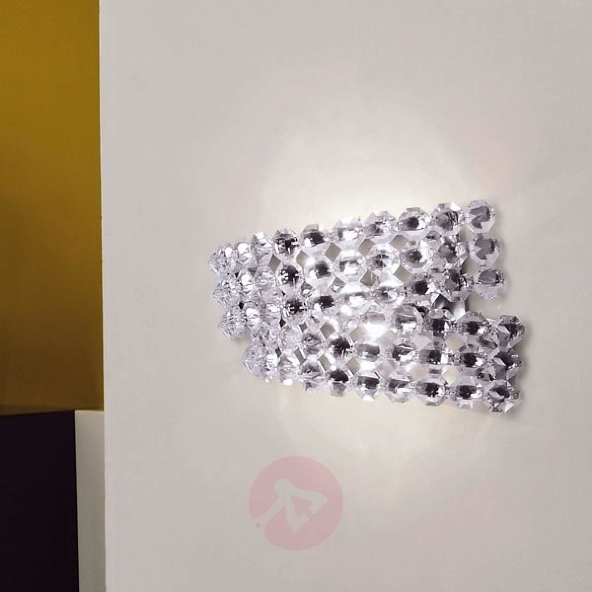 Lampa ścienna DIAMANTE z kryształem