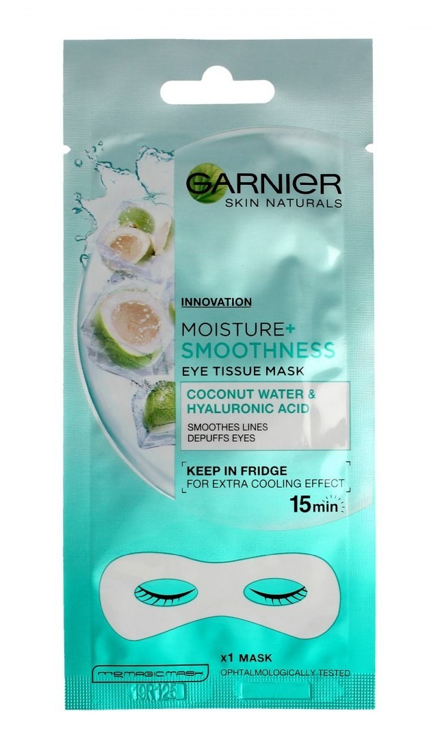 Garnier Skin Naturals Moisture+ Maska pod oczy Coconut Water & Hyaluronic Acid 6g 96825