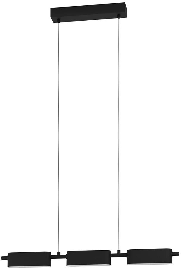 Eglo 99821 - LED Ściemniany żyrandol na lince ROVIRA 3xLED/6,7W/230V czarny