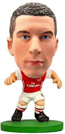 Arsenal FC. Lukas podolem Ski Soccer starz ilustracji z kartą dla kolekcjonerów 74545