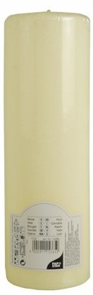 Papstar 15365 świeca 80 X 250 MM, kość słoniowa 