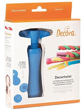 Decora Dekorowanie Decor Twist 20 trafile, tworzywo sztuczne, niebieski 9260240