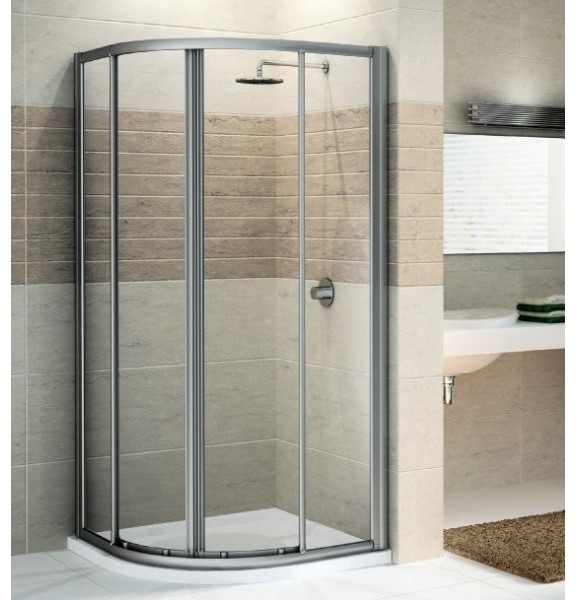 Novellini New Star srebrny 90x90 NSTARR90-1B NSTARR90-1B
