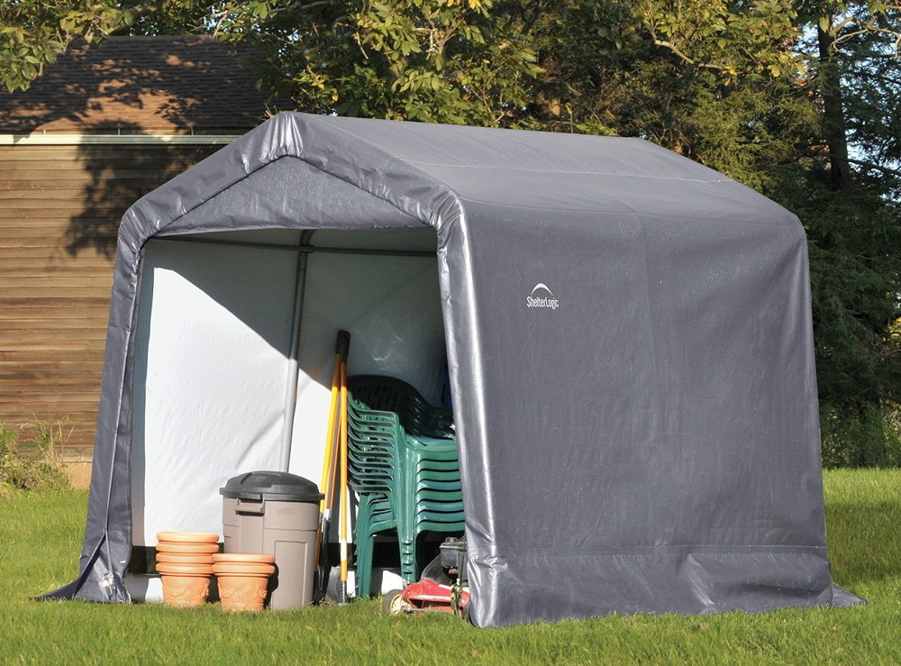 ShelterLogic Namiot garażowy ShelterLogic 2,4 x 2,4 szary SHL70423_8x8x8