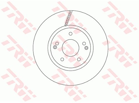 TRW Tarcza hamulcowa DF6804