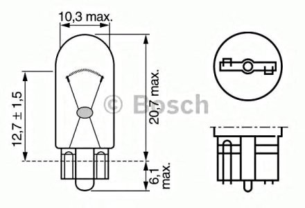 BOSCH 1 987 302 518 kolor hlampe 1 987 302 518