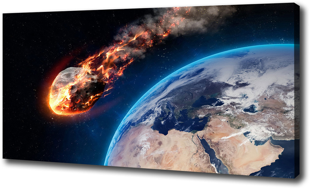 Foto obraz na płótnie Spadający meteor