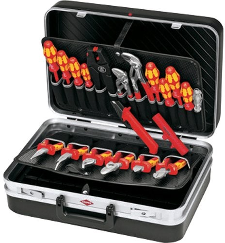 KNIPEX 00 21 20 Elektro walizka z narzędziami; 20 części KN002120