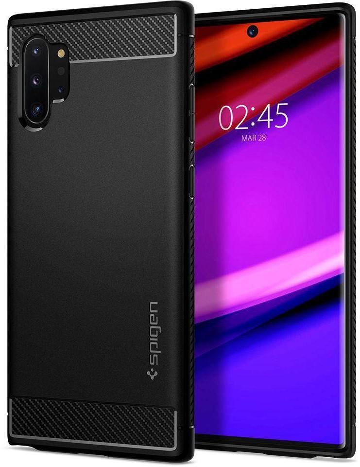 Spigen RUGGED ARMOR GALAXY NOTE 10+ PLUS MATTE BLACK fd-12965-0