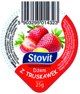 Stovit DŻEM Z TRUSKAWEK PLASTIC PACK 25G Zakupy dla domu i biura! 86243508