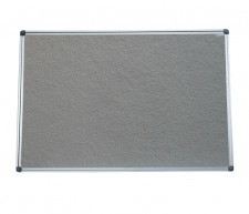 Allboards KOLOROWA tablica tekstylna jak korkowa 240x120 - szara TF2412S+PIN30