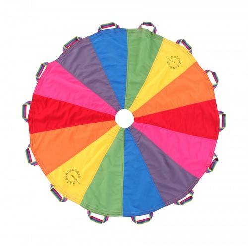 AKSON PROFESJONALNA CHUSTA ANIMACYJNA - 7 BARW- 2 M/28UCHWYTÓW CHUSTA p-7B-2M/28