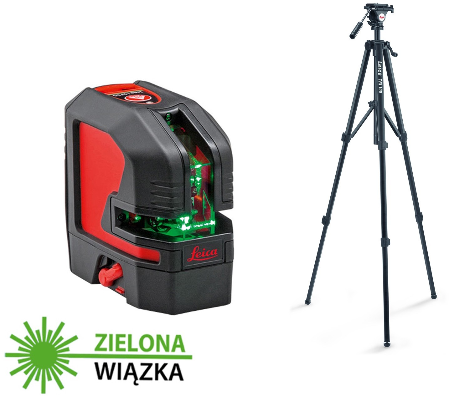Leica Laser krzyżowo-punktowy Lino L2P5G + statyw TRI100