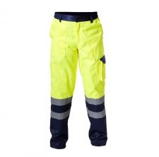 LAHTI PRO Spodnie ostrzegawcze letnie żółte rozmiar XXXL L4100406 LPL4100406